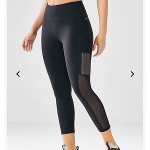 Fabletics High Waisted Black Leggings
